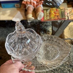 Elegant Clear Glass Bowl